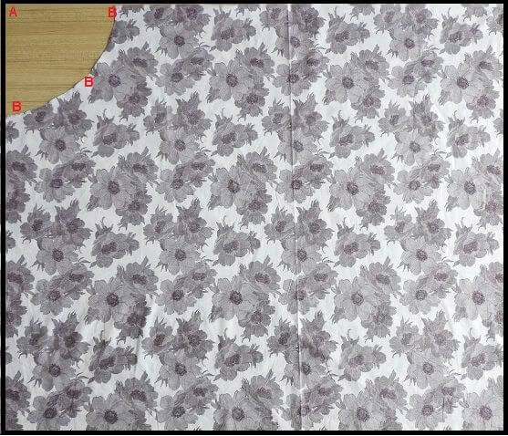 cut the waistpart of the aline skirt