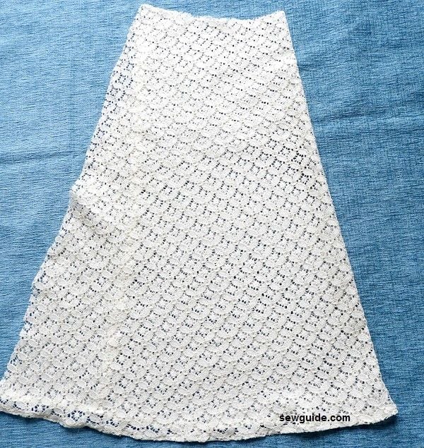 cut out the fabric as per the pattern