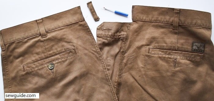 loosen the waistband