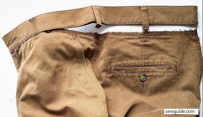 remove the waistband