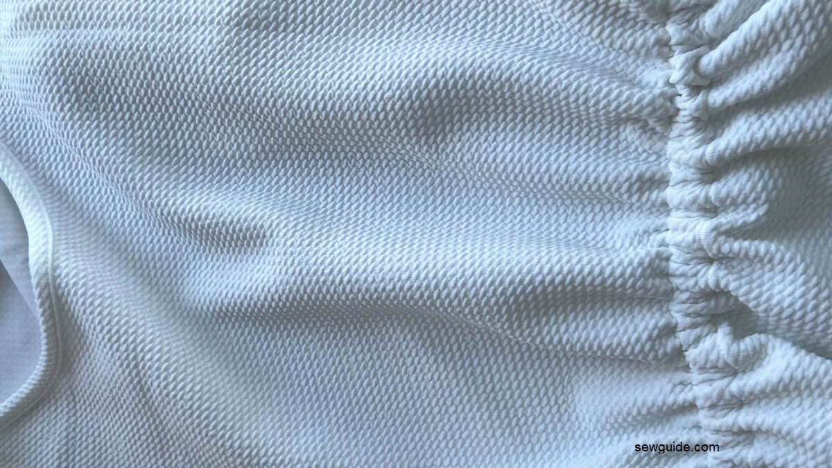 elastic waistline for loose top