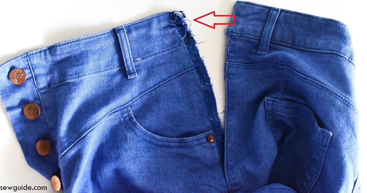 move the seam over the other seam
