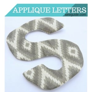 applique letters