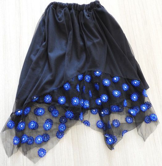 asymmetrical skirt diy