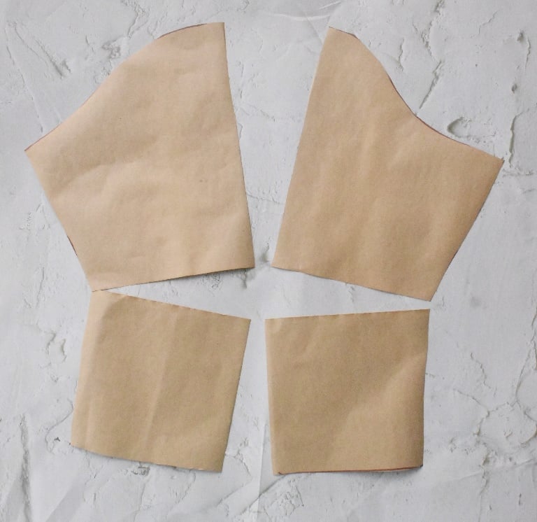 cut and spread the sleeve