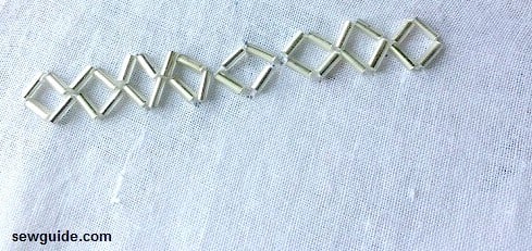 bugle beads used to make bead borders.