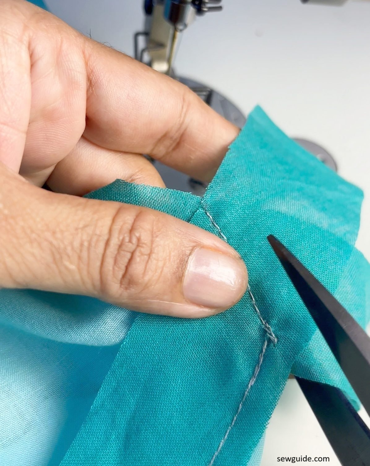 cut off the seam allowance