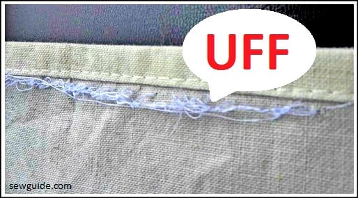 thread bunching up under the fabric