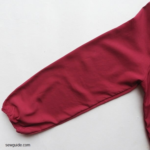 elastic sleeve hem
