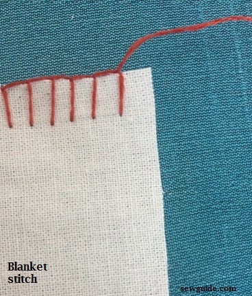 blanket stitches