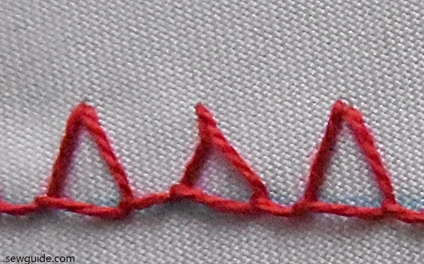 closed blanket stitch