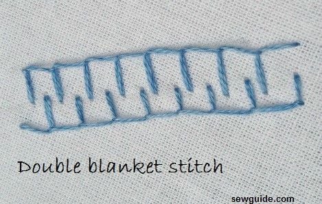 double blanket stitch