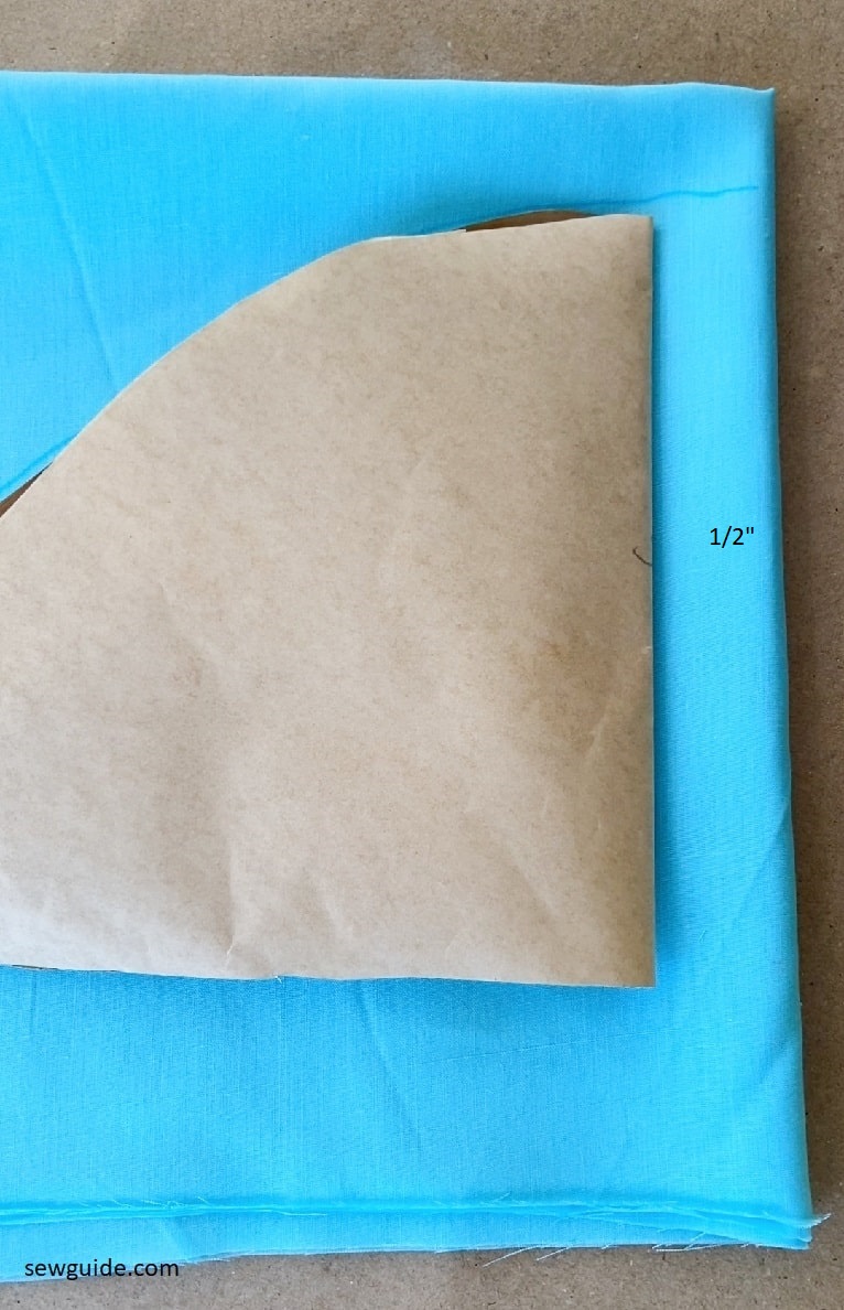 cut the sleeve pattern slightly larger