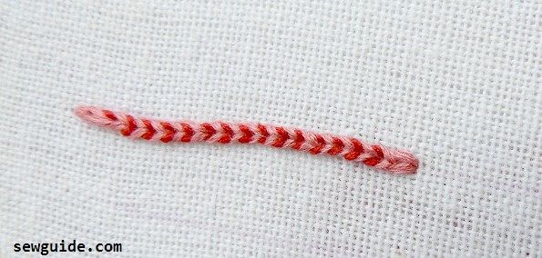 braided chain stitch