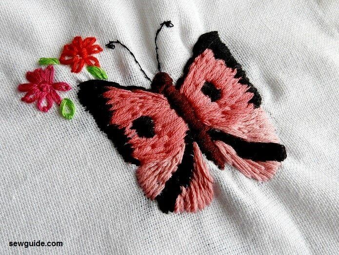 butterfly embroidery