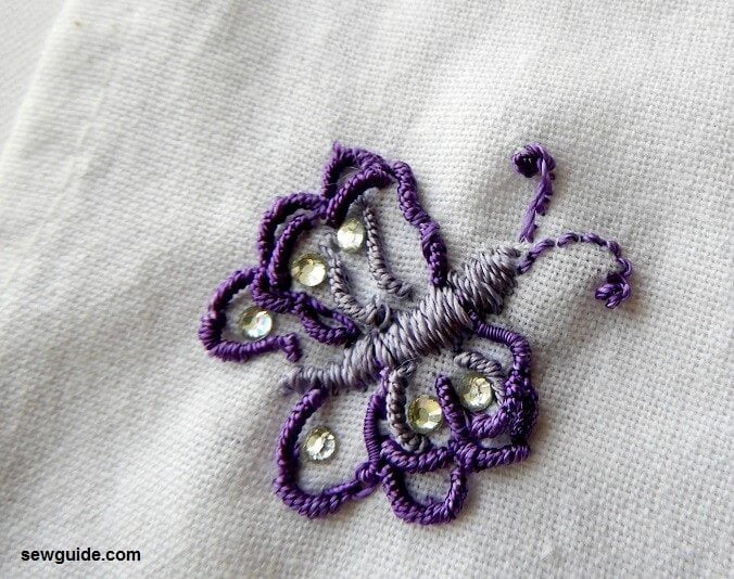 butterfly embroidery