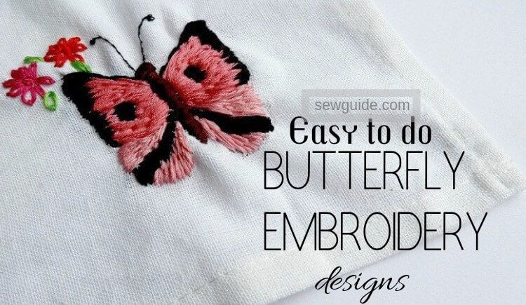 butterfly embroidery