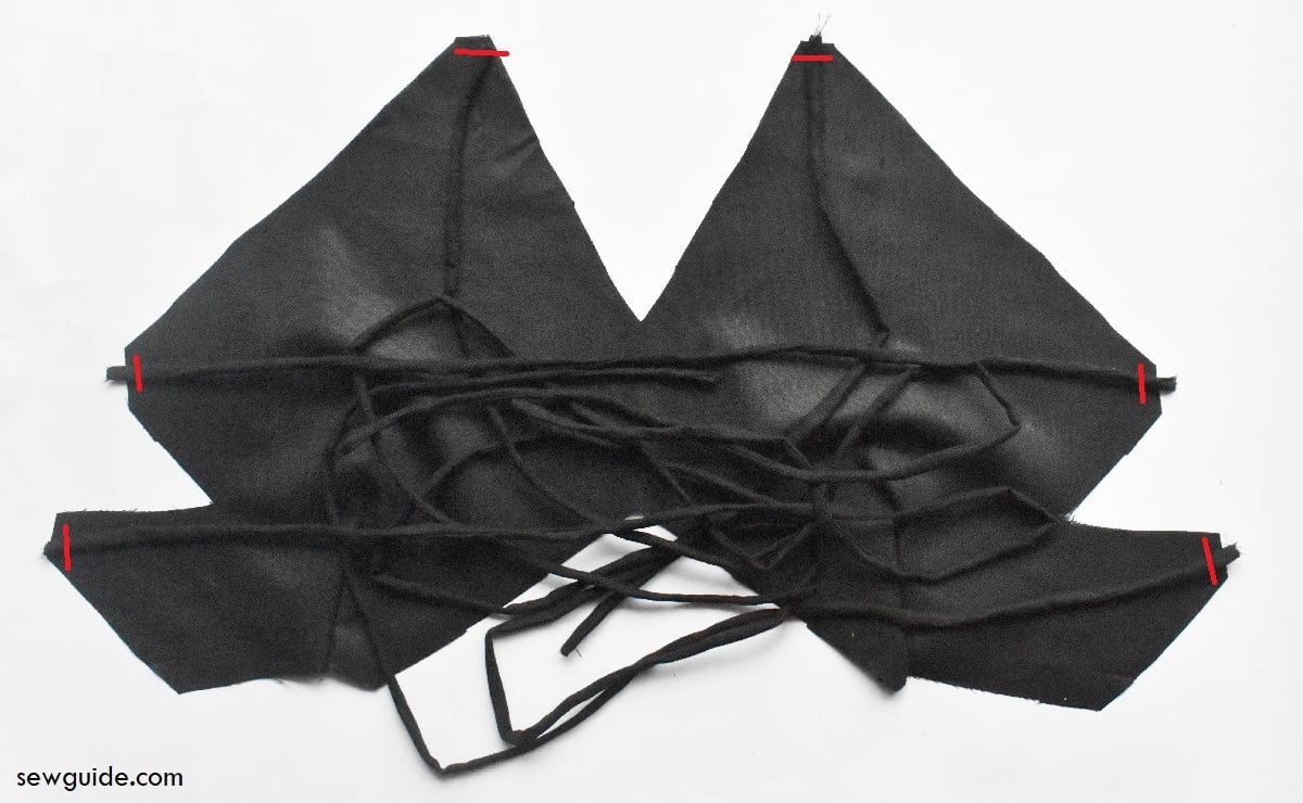 keep the straps on the lining