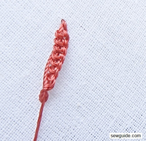 anchor the cast on embroidery stitch