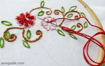 chain stitch embroidery