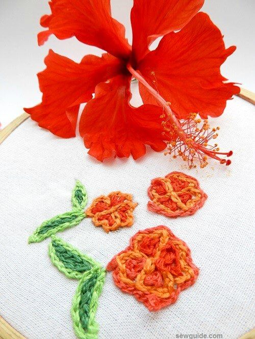 chain stitch embroidery