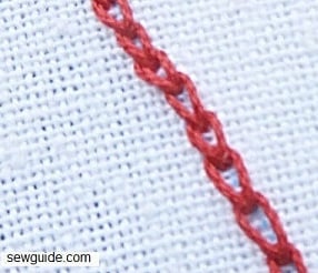 chain stitch hand embroidery chain stitch