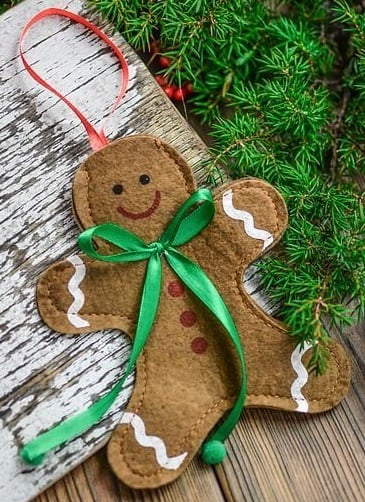 gingerbread christmas ornament