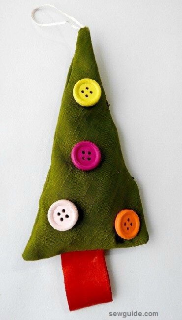 Stuff the triangle shape and then add buttons