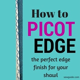 how to sew picot edge