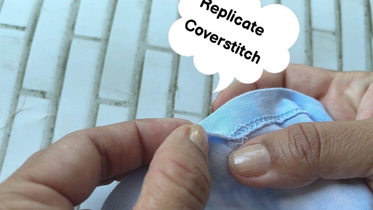 cover stitch like hem