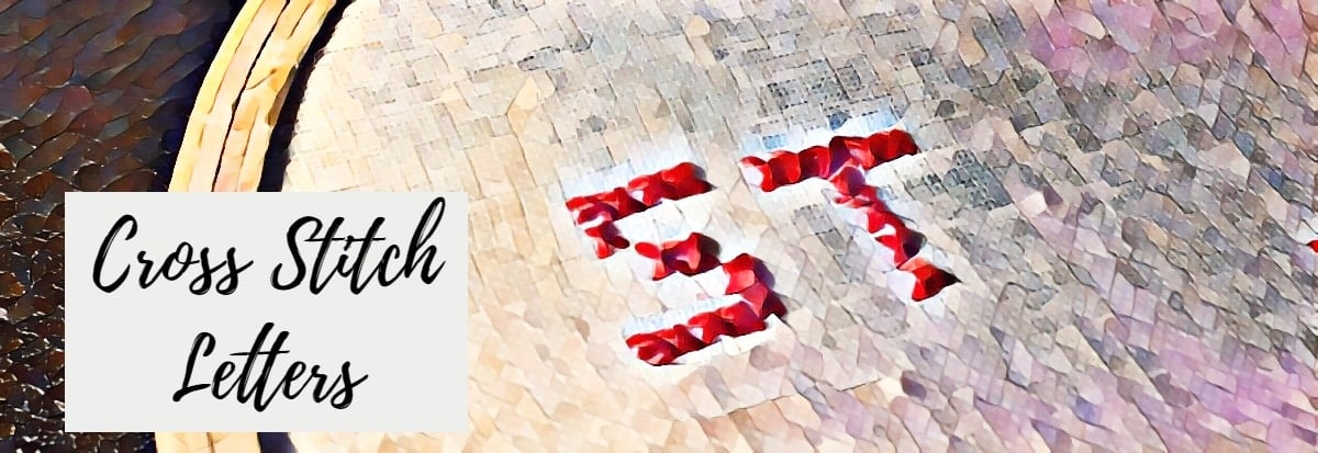 cross stitch initials