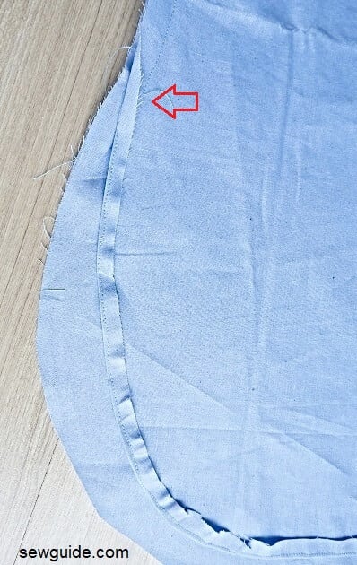 baby hem is best to sew on a curved edge