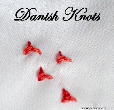 danish knot stitches