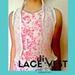 diy lace vest diy lace vest