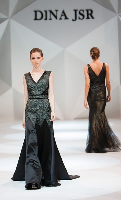 A line dress silhouette