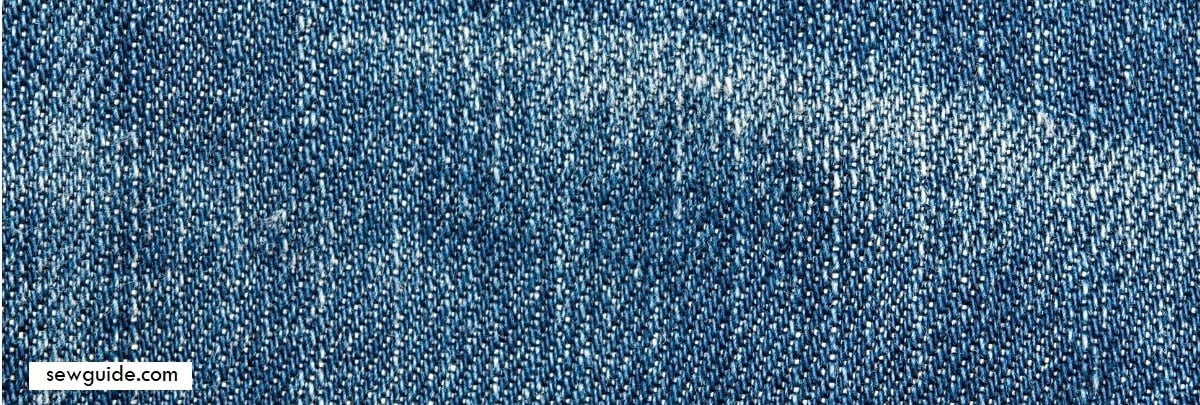 denim twill weave fabric with strong and tight weave