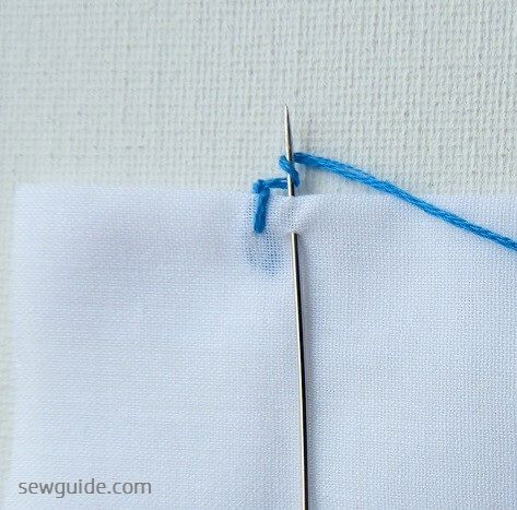 making a buttonhole stitch edge