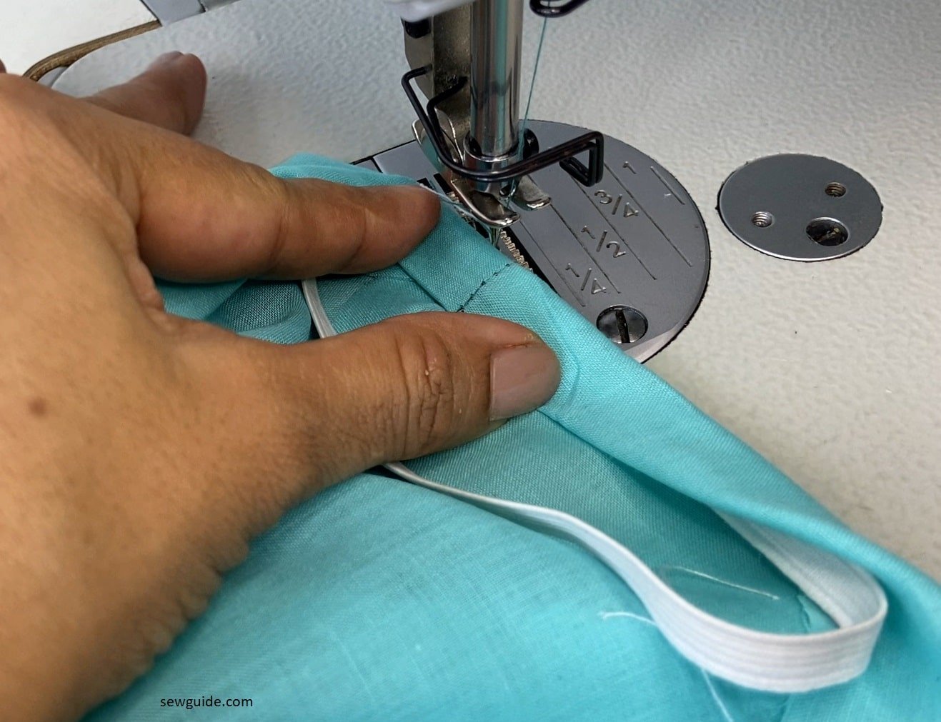 fold the hem inside