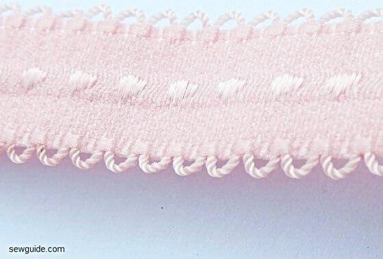 Picot edged Lingerie elastic