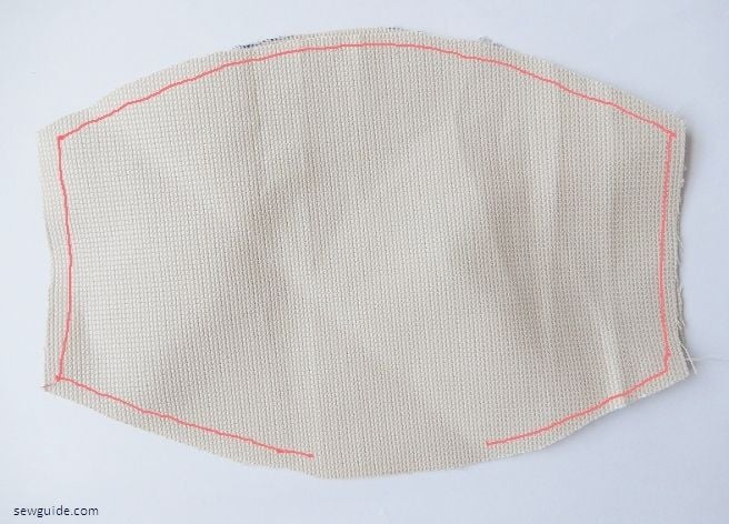 Sew all around leaving a little space somewhere on the long edge unstitched