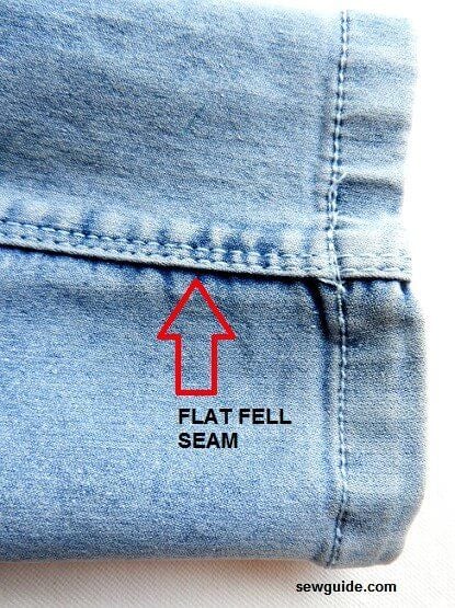 flat fell seam on jeans