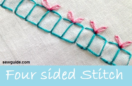 four sided stitch