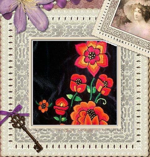 frame your embroidery work