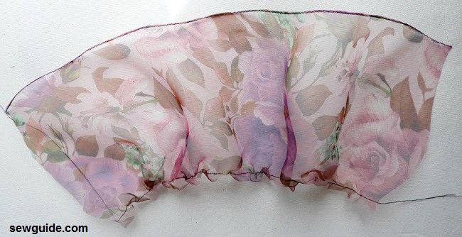 frilly sleeved top sewing tutorial