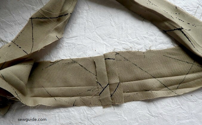 Press the seam allowance open