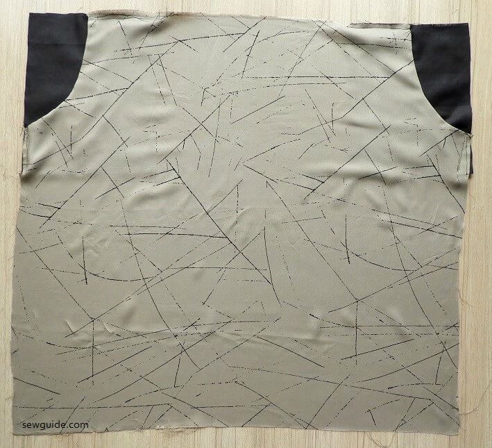 Sew pocket for the 2 sides