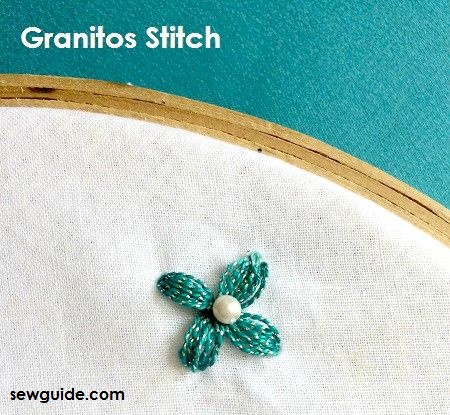 granitos stitch flower