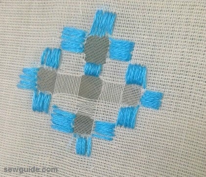 Hardanger embroidery