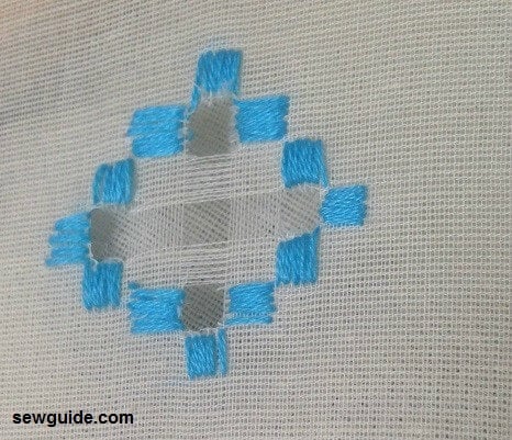 Hardanger embroidery