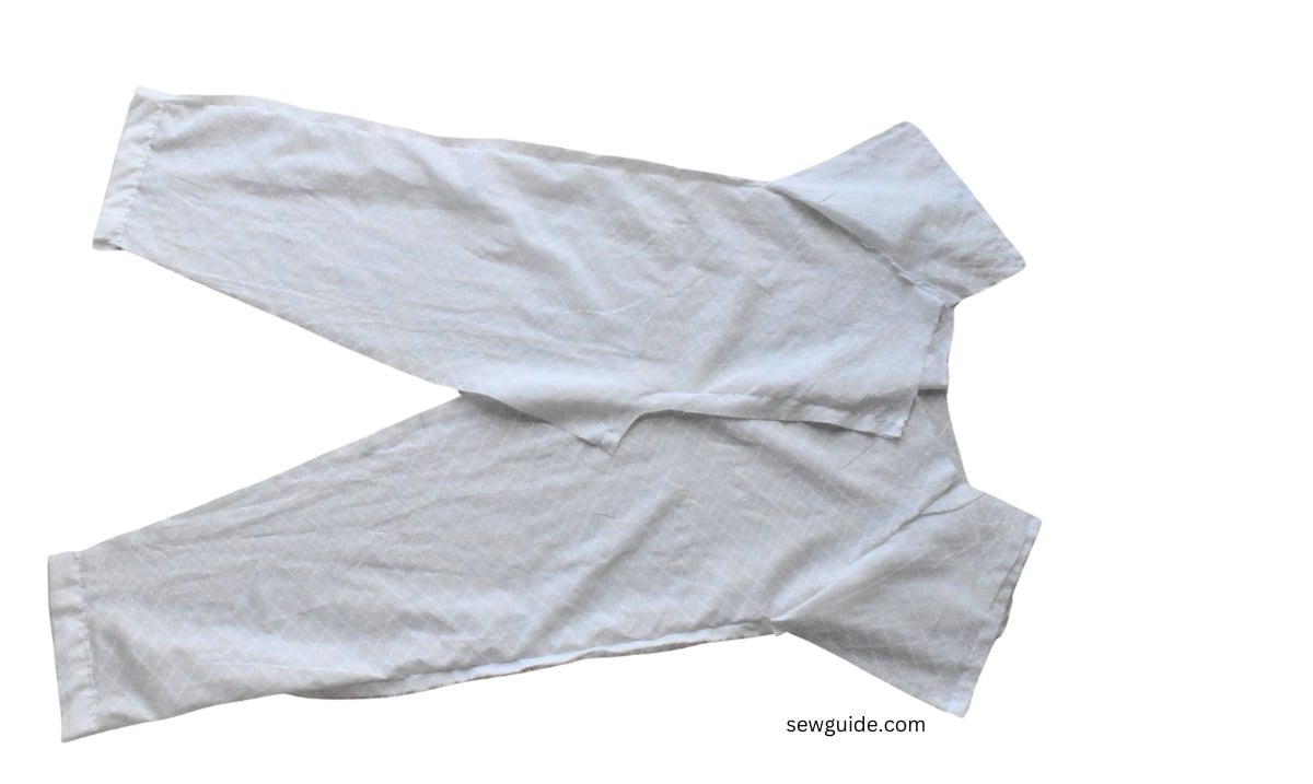 how the pants look from the inside